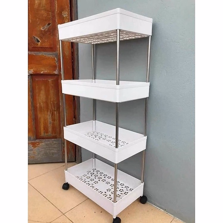 Kệ Để Đồ Đa Năng 4 Tầng Có Bánh Xe Di Chuyển Ctb216 - Bechip - Ảnh 8