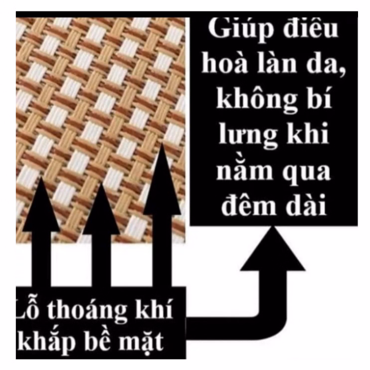 Chiếu Mây Điều Hòa Muji Xuất Nhật, Viền Lụa Cao Cấp Ctb243 - Bechip - Ảnh 11