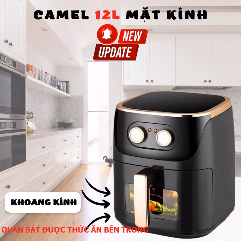 Nồi Chiên Không Dầu Camel 12L Chính Hãng Cao Cấp Ctb253 - Bechip - Ảnh 9