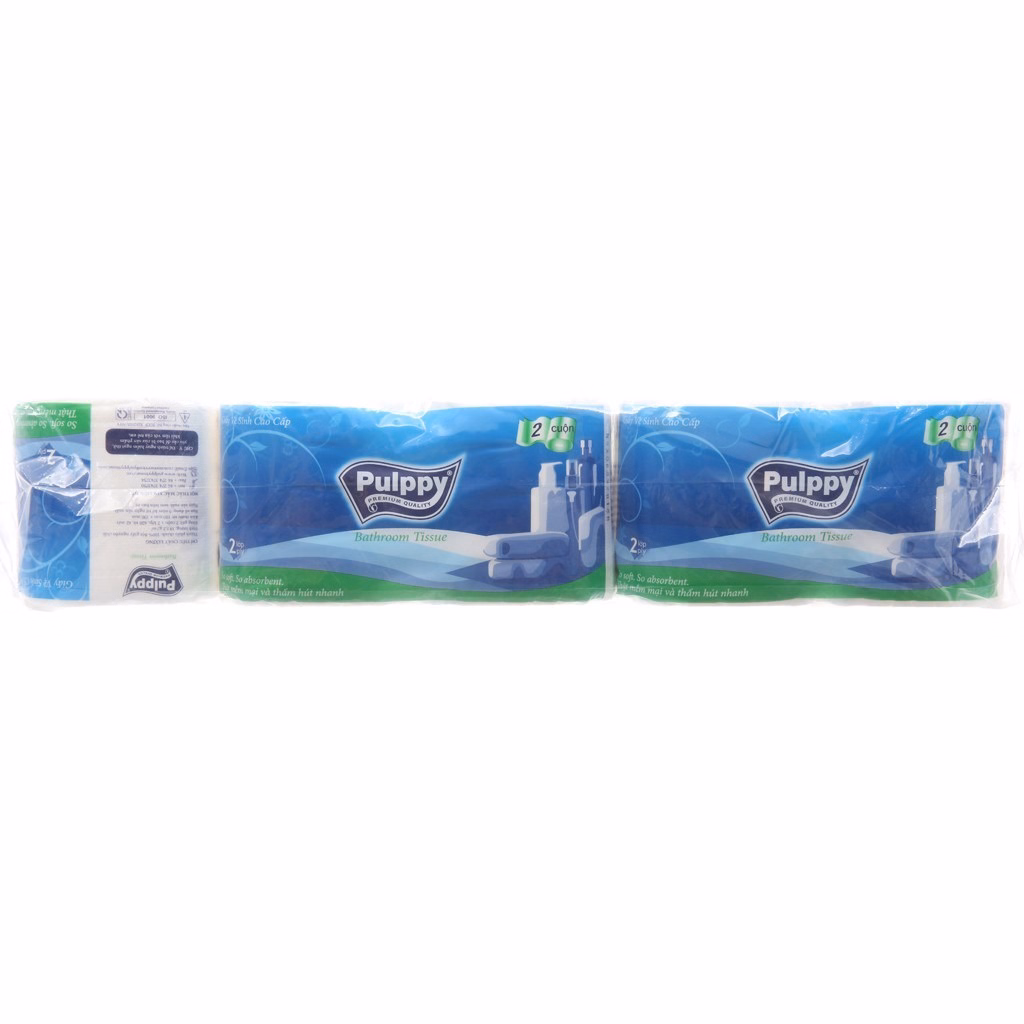 1 Lốc 10 Cuộn Giấy Vệ Sinh Pulppy 2 Lớp - Gdn - Ảnh 2
