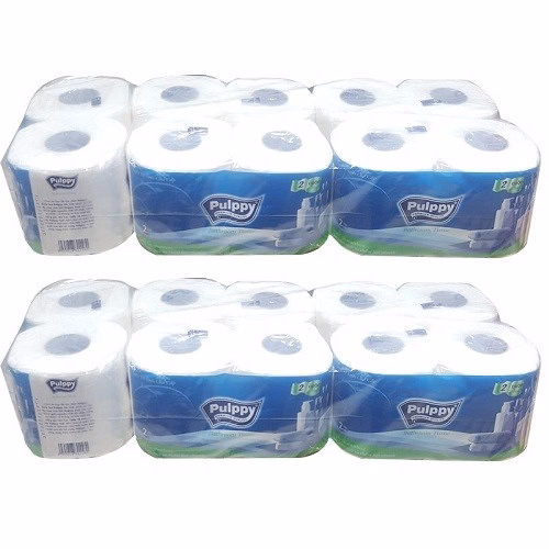 1 Lốc 10 Cuộn Giấy Vệ Sinh Pulppy 2 Lớp - Gdn - Ảnh 6