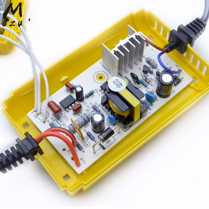 Cục Sạc Bình Ắc Quy 12V 2A Màu Vàng - Gdn - Ảnh 3