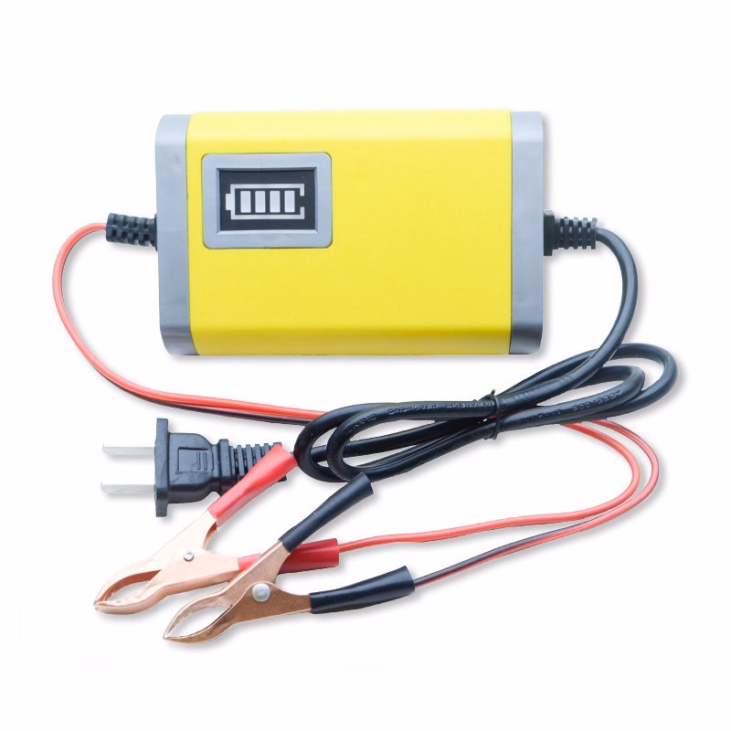 Cục Sạc Bình Ắc Quy 12V 2A Màu Vàng - Gdn - Ảnh 2