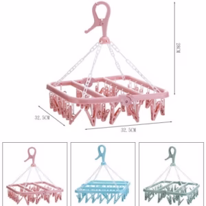 Móc Chùm Phơi Quần Áo 32 Kẹp Đa Năng - Gdn