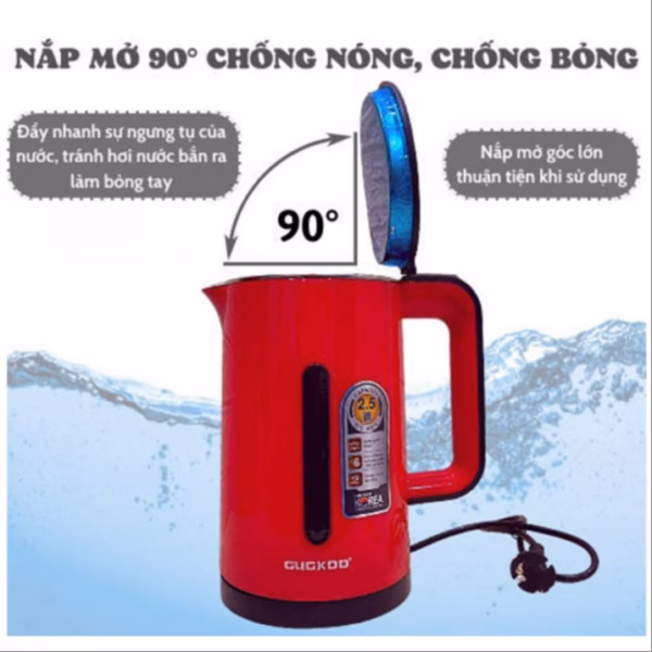 Ấm Siêu Tốc 2 Lớp Cuckoo 2.5L Loại 1 Ctb262 - Bechip - Ảnh 8