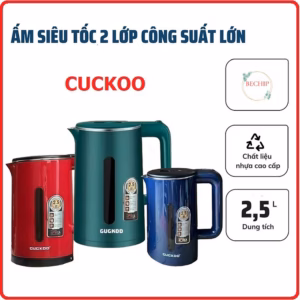 Ấm Siêu Tốc 2 Lớp Cuckoo 2.5L Loại 1 Ctb262 - Bechip
