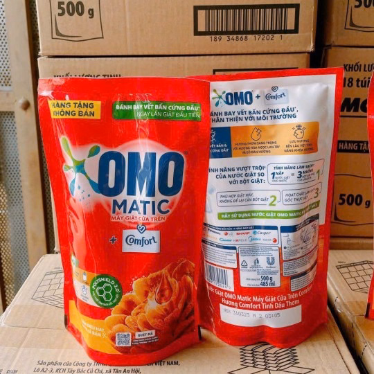 Nước Giặt Omo Matic Túi 500G - Gdn