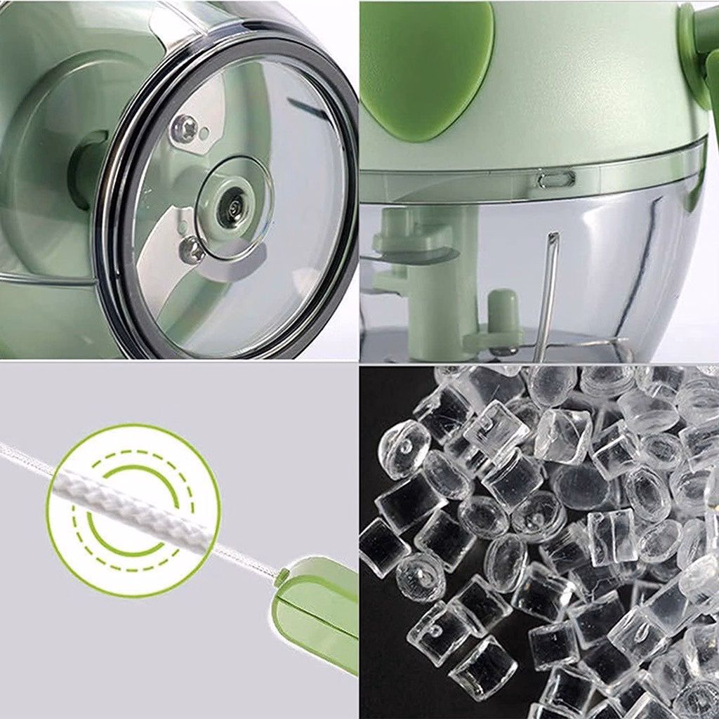 Máy Xay Tỏi Ớt Hình Heo Xanh Cầm Tay Mini Lock &Lock Ctb264 - Bechip - Ảnh 3