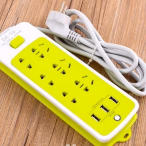 Ổ Điện Xanh Lá Có 3 Usb Sạc Điện Thoại - Gdn