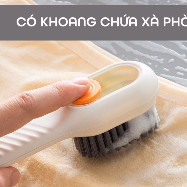 Bàn Chải Chà Giày Có Ngăn Đựng Xà Phòng - Gdn - Ảnh 5