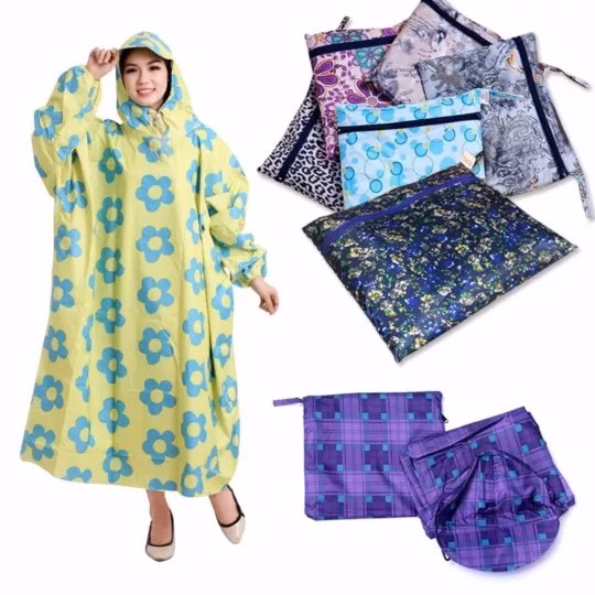 Áo Mưa Vải Dù Nhiều Hình Size Lớn Nữ - Gdn
