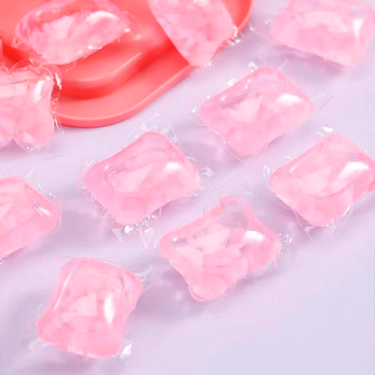 Hộp 100 Viên Nước Giặt Xả Thơm Lâu Gelijing - Su - Ảnh 6