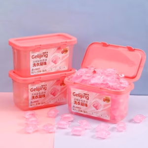 Hộp 100 Viên Nước Giặt Xả Thơm Lâu Gelijing - Su
