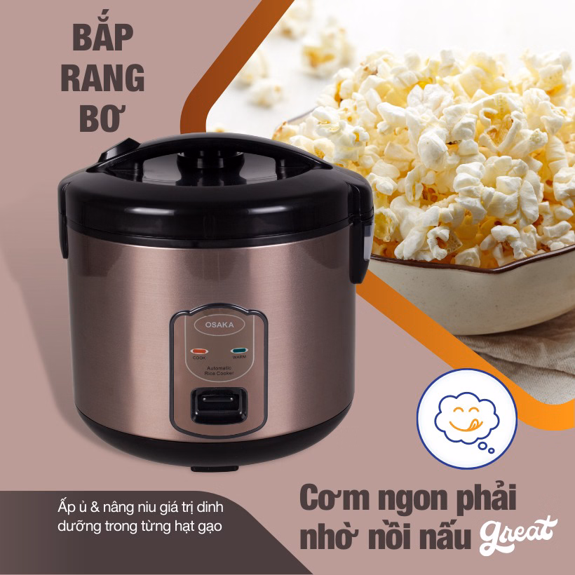 Nồi Cơm Điện Rc118T New 1.8 Lít - Osaka - Ảnh 6