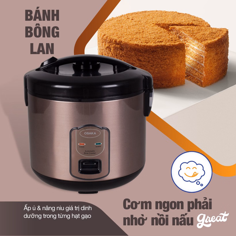 Nồi Cơm Điện Rc118T New 1.8 Lít - Osaka - Ảnh 7