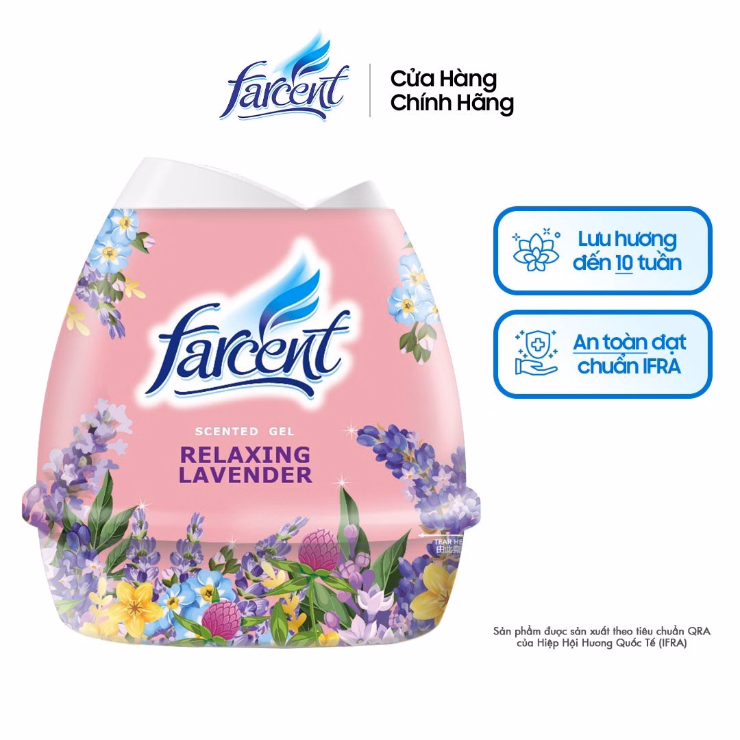 Hộp Sáp Thơm Farcent Hương Hoa Oải Hương 200G - Farcent