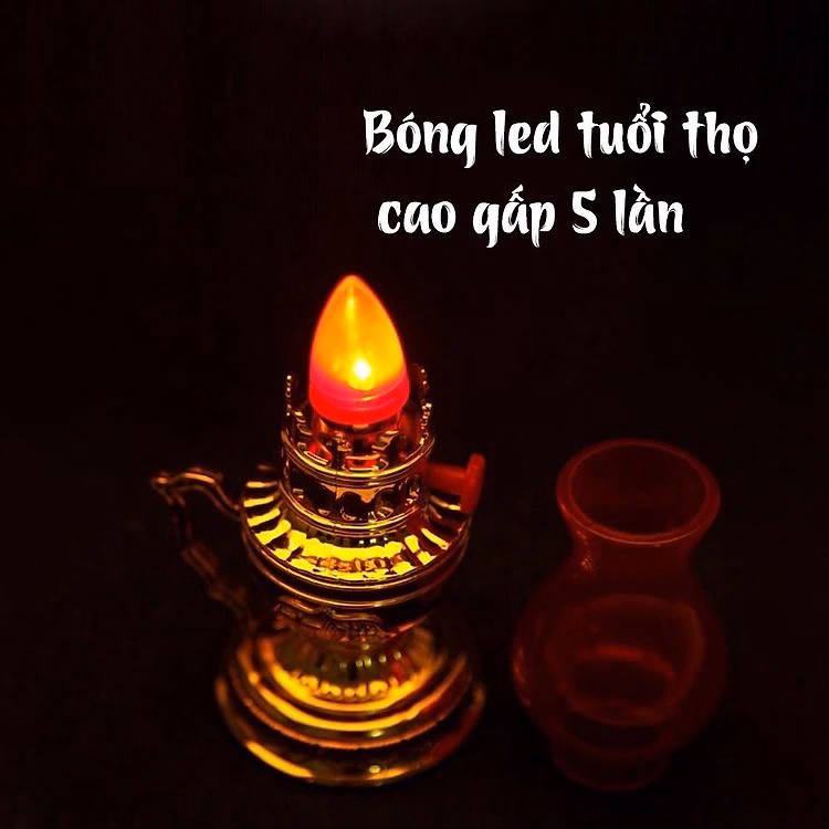 Cặp ( 2 Cái) Đèn Thờ Tài Lộc, Đèn Thờ Vĩnh Cữu Dùng Pin Ctb276 - Bechip - Ảnh 6