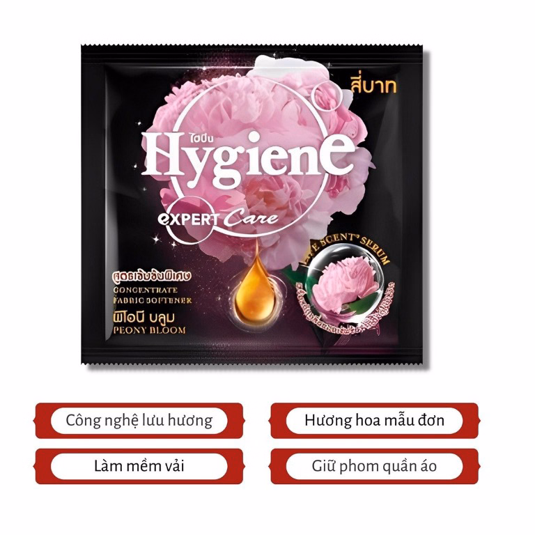 Gói Nước Xả Vải Hygiene Thái Lan Siêu Đậm Đặc, Làm Mềm Vải, Thơm Dài Lâu 20Ml Ctb278 - Bechip - Ảnh 6
