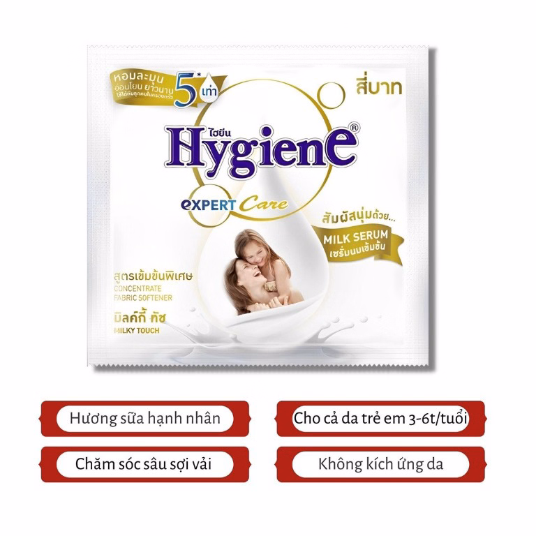 Gói Nước Xả Vải Hygiene Thái Lan Siêu Đậm Đặc, Làm Mềm Vải, Thơm Dài Lâu 20Ml Ctb278 - Bechip - Ảnh 8