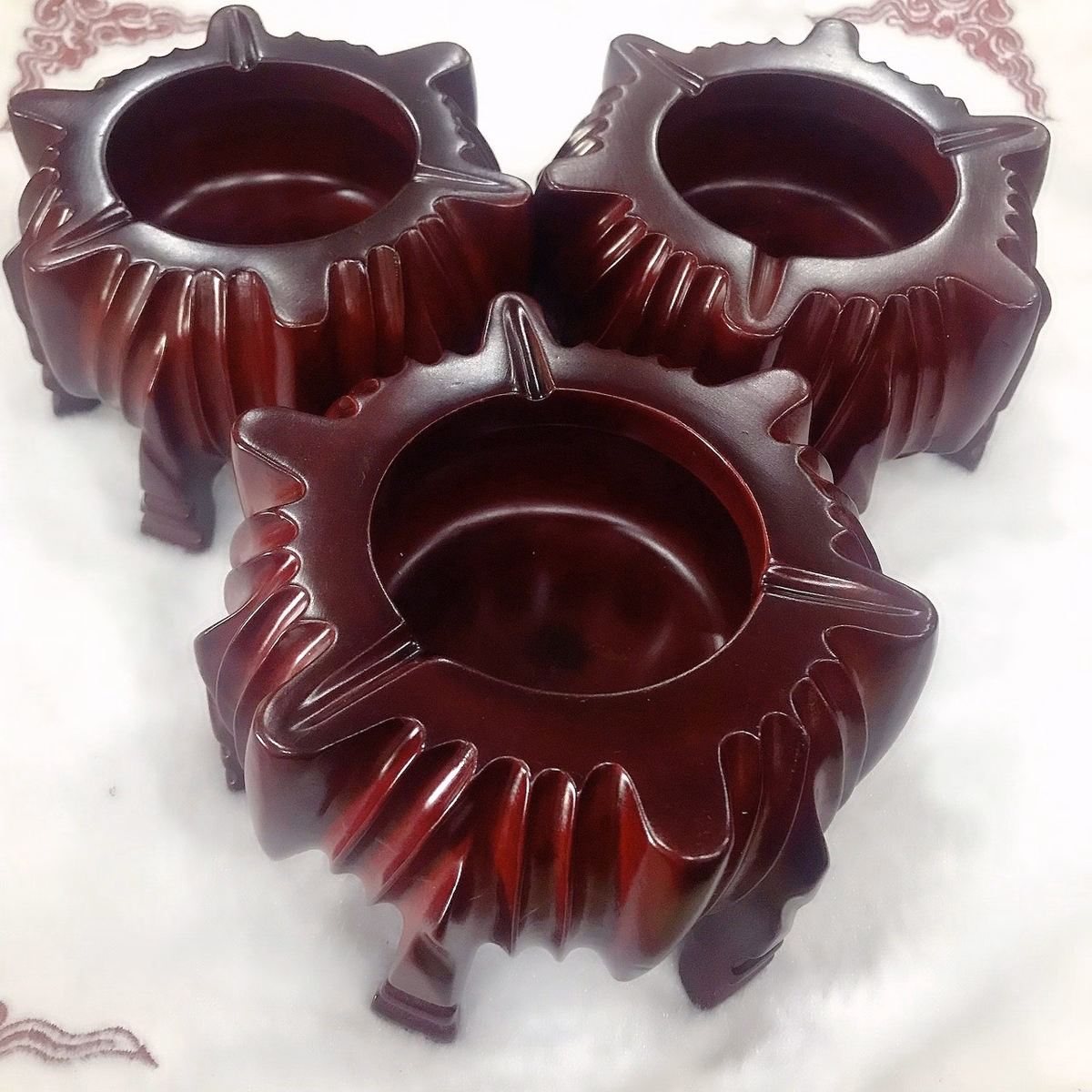 Gạt Tàn Thuốc Bằng Gỗ Tràm/Chiu Liu Ttgtt013 - Tường Thuận - Ảnh 3