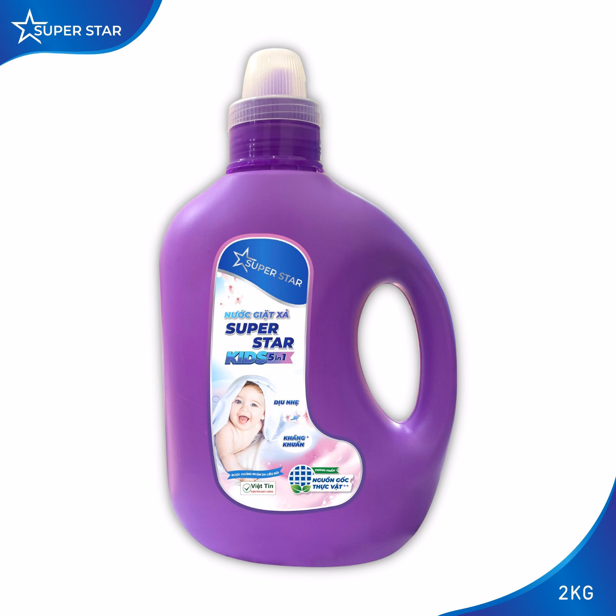 Nước Giặt Xả Kids 5In1 2Kg - Super Star - Ảnh 2