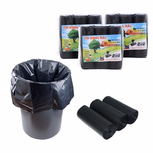 Túi Rác 3 Cuộn Đen Tiểu, Trung, Đại - Ảnh 3