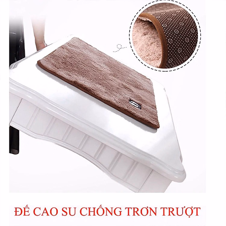 Thảm Lau Chân, Thảm Chùi Chân Lông Mịn Siêu Thấm Hút, Bám Dính Tốt, Có Đế Chống Trơn Trượt Ctb291- Bechip - Ảnh 17