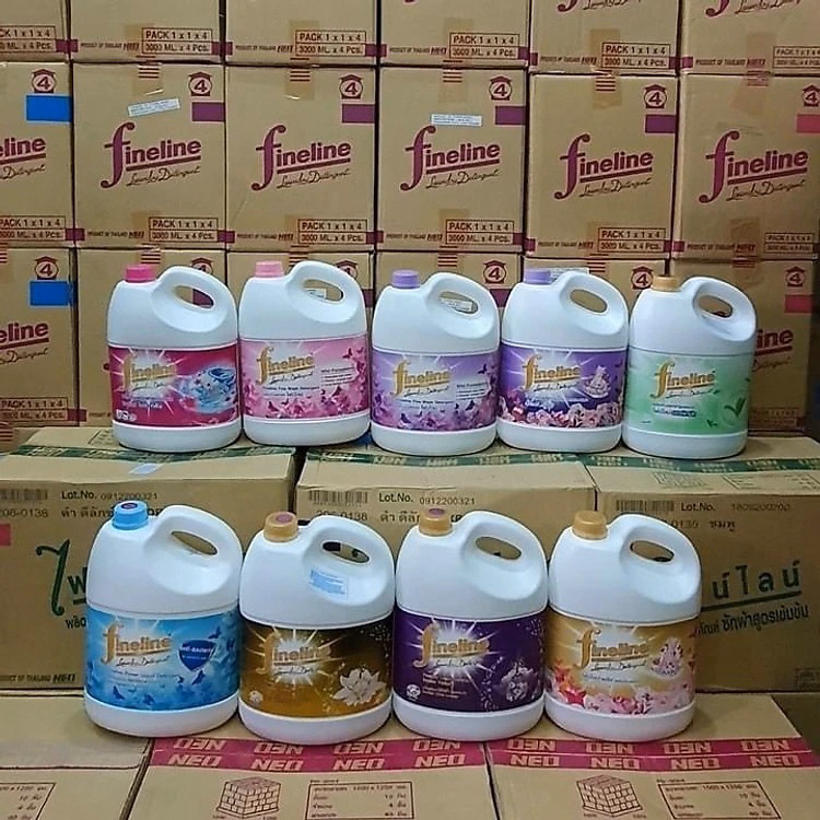 Nước Giặt Xả Fineline Nhập Khẩu Thái Lan Chính Hãng 3000Ml Ctb294 - Bechip - Ảnh 6