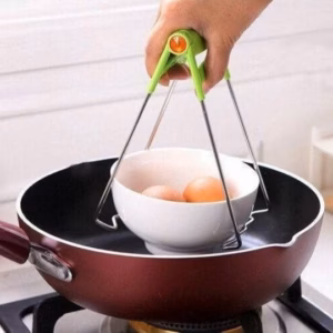 Dụng Cụ Gắp Thức Ăn Nóng Inox Chữ V - Gdn