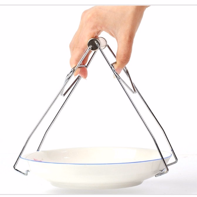 Dụng Cụ Gắp Thức Ăn Nóng Inox Chữ V - Gdn - Ảnh 2