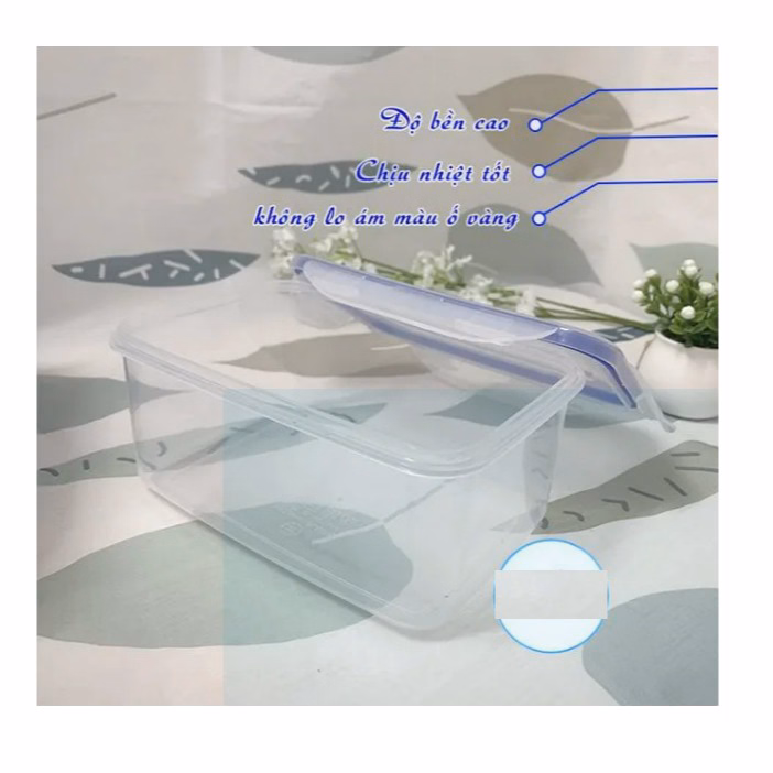 Bộ 3 Hộp Nhựa Việt Nhật Bằng Nhựa Nguyên Sinh, Dùng Được Trong Lò Vi Sóng Ctb300 - Bechip - Ảnh 7