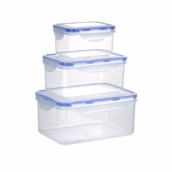 Bộ 3 Hộp Nhựa Việt Nhật Bằng Nhựa Nguyên Sinh, Dùng Được Trong Lò Vi Sóng Ctb300 - Bechip - Ảnh 2