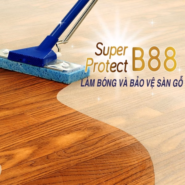Super Protect B88 Dr.C- Làm Bóng Và Bảo Vệ Sàn Gỗ Tự Phủ Bóng Sàn Gỗ Chưa Bao Giờ Dễ Thế! - Ảnh 5