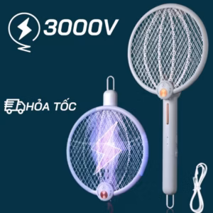 Cây Vợt Muỗi Thông Minh, Gấp Gọn 2In1 Dp1226, 839 - Su