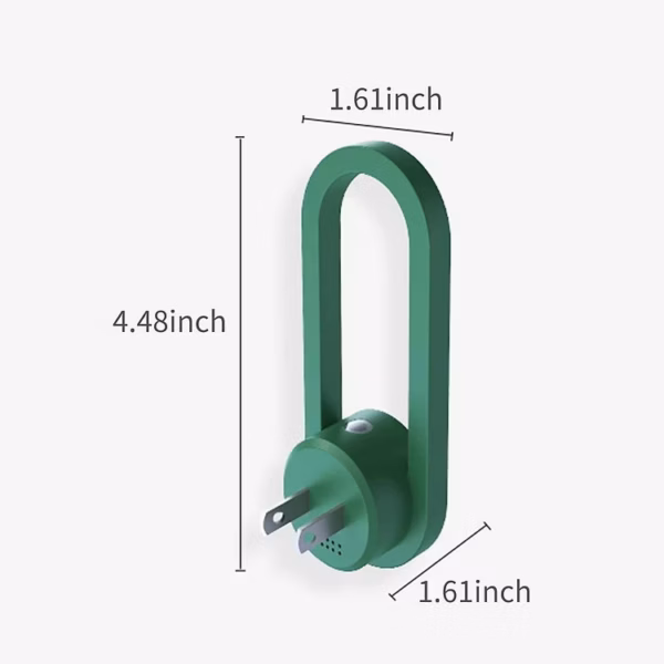 Đèn Đuổi Muỗi Kiêm Đèn Ngủ Bằng Sóng Siêu Âm - Silver - Ảnh 3