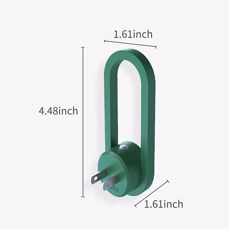 Đèn Đuổi Muỗi Kiêm Đèn Ngủ Bằng Sóng Siêu Âm - Silver - Ảnh 3