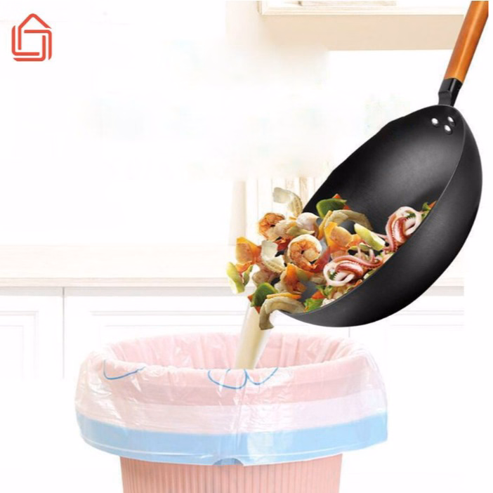 Cuộn 100 Túi Đựng Rác Dây Rút Minaier Tự Hủy, Siêu Dai, Chống Rò Rỉ Nước, Không Sợ Bẩn Tay 45*50 Cm Ctb302 - Bechip - Ảnh 9