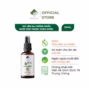 Tinh Dầu Xịt Thảo Dược Lên Da Chống Muỗi, Côn Trùng 50Ml - Ecocare