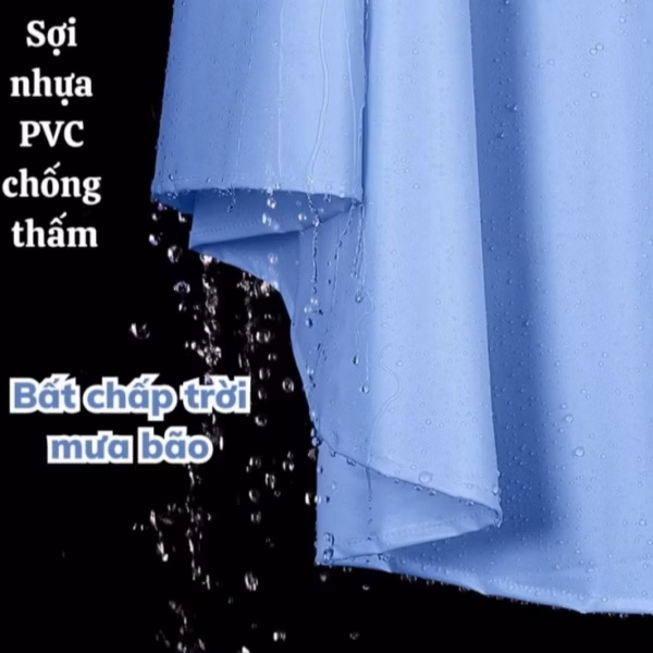 Áo Mưa Nửa Trước Trong Suốt Cho Mẹ Và Bé Che Phủ Toàn Thân - Shop Mẹ Bống - Ảnh 7