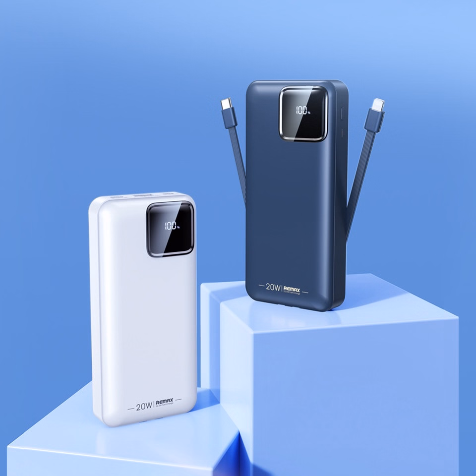 Hộp 1Cái - Sạc Dự Phòng 22.5W Kèm Cáp Type C -Ip Rpp513 Remax (Giao Màu Ngẫu Nhiên)