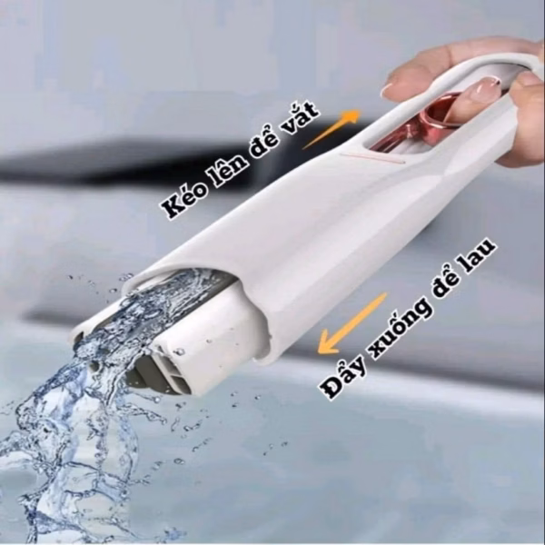 Cây Lau Dọn Mini Gấp Gọn, Cây Lau Tự Vắt Mini Mop Đa Năng Gấp Gọn: Lau Bếp, Lau Kính, Bàn Làm Việc,... Ctb311 - Bechip - Ảnh 6