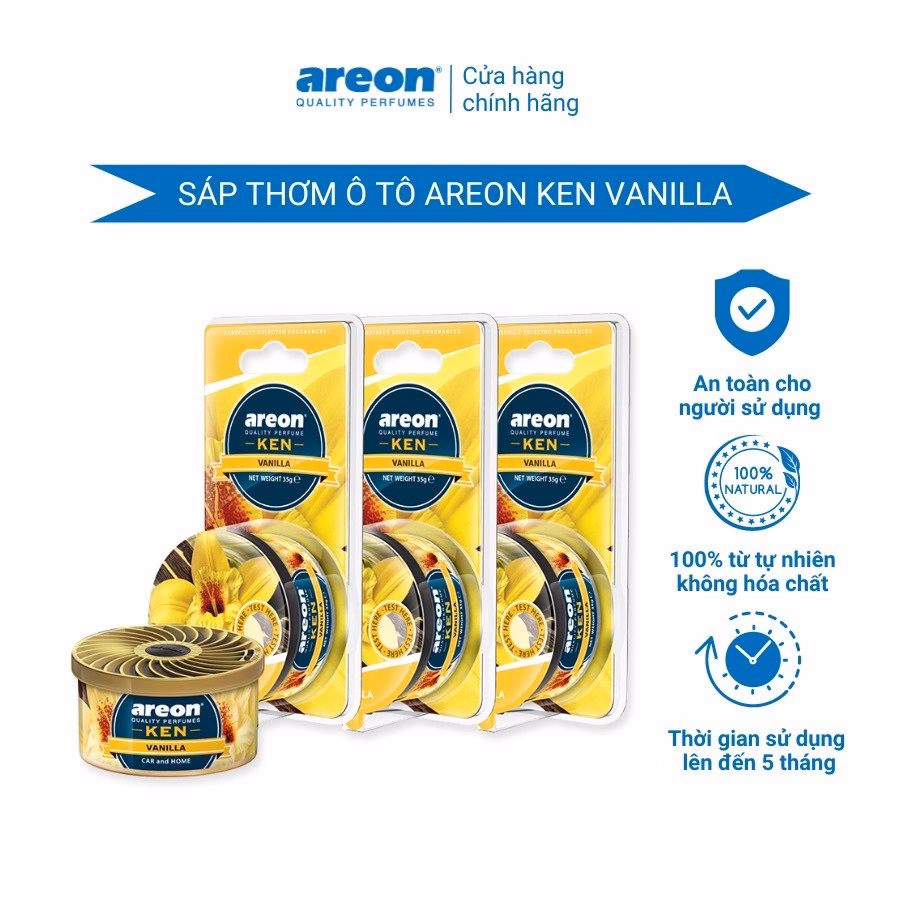 Sáp Thơm Areon - Nước Hoa Ô Tô Areon Khử Mùi Xe Hơi Cao Cấp Chính Hãng Nhập Khẩu Bulgaria - Areon - Ảnh 4