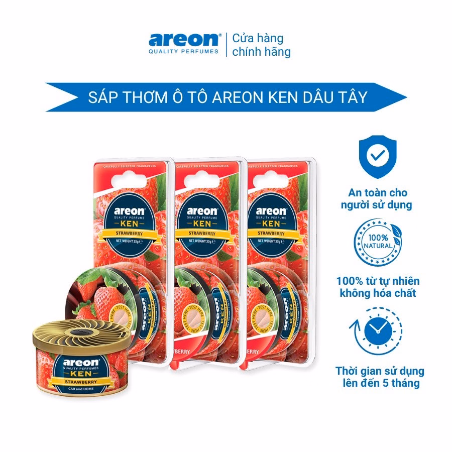 Sáp Thơm Areon - Nước Hoa Ô Tô Areon Khử Mùi Xe Hơi Cao Cấp Chính Hãng Nhập Khẩu Bulgaria - Areon - Ảnh 6