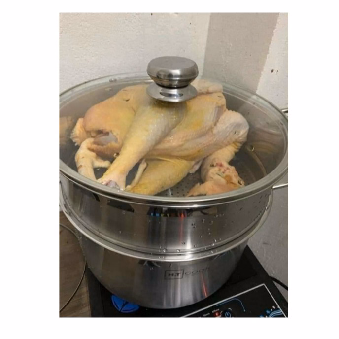 Bộ Nồi Inox 2 Tầng Kèm Xửng Hấp Ht Cook 28Cm Ctb314 - Bechip - Ảnh 10