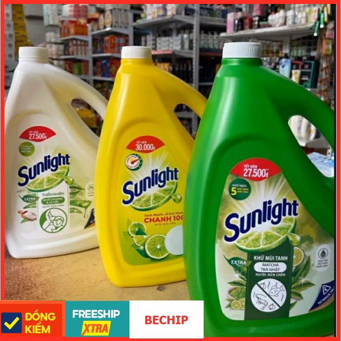 Nước Rửa Chén Sunlight Thiên Nhiên Can 3.6 Kg Ctb319 - Bechip