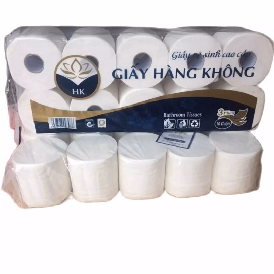 Giấy Hàng Không Xịn Lốc 10 Cuộn 1,4Kg - Gdn