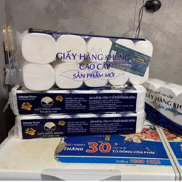 Giấy Hàng Không Xịn Lốc 10 Cuộn 1,4Kg - Gdn - Ảnh 3