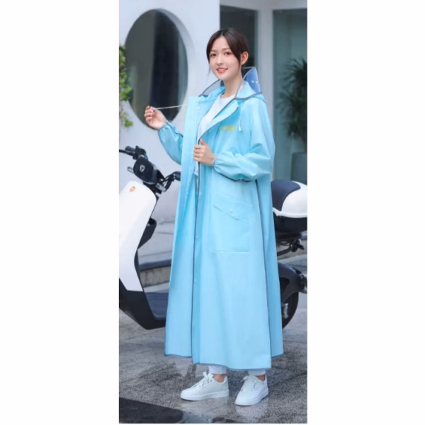 Áo Mưa Gấu Nice Thời Trang Cao Cấp Có Kính Bảo Vệ Ctb324 - Bechip - Ảnh 8
