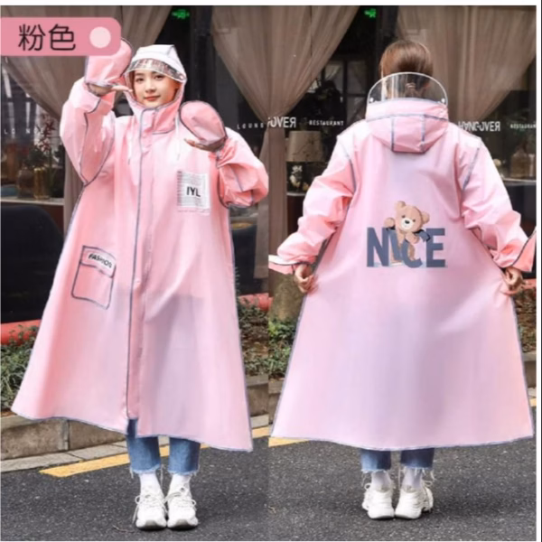 Áo Mưa Gấu Nice Thời Trang Cao Cấp Có Kính Bảo Vệ Ctb324 - Bechip - Ảnh 4