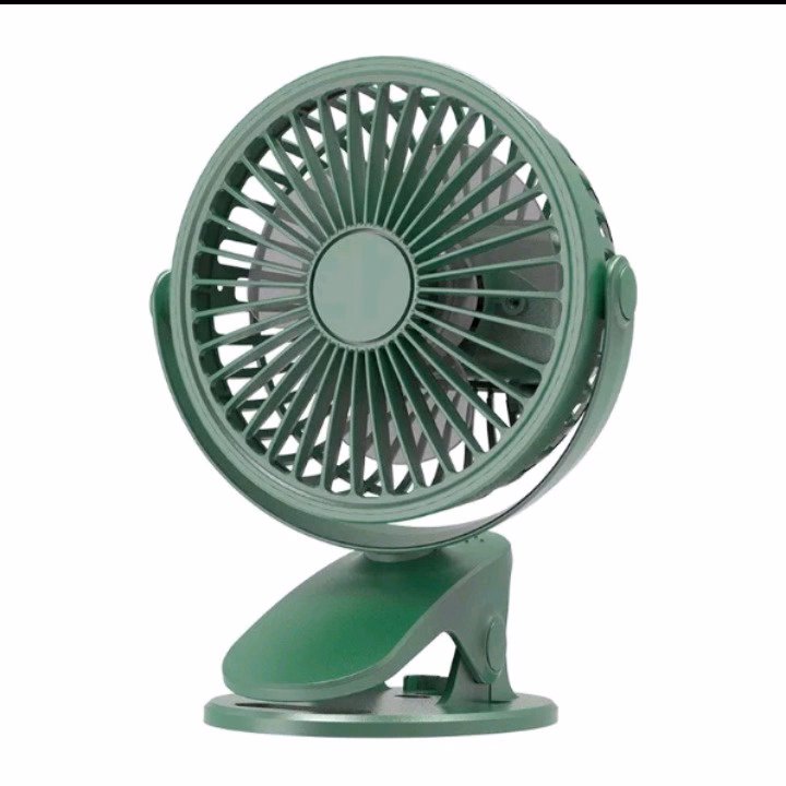 Quạt Kẹp Bàn, Du Lịch, Treo Ô Tô Sạc Tích Điện Xoay 720 Độ - Shop Mẹ Bống - Ảnh 8